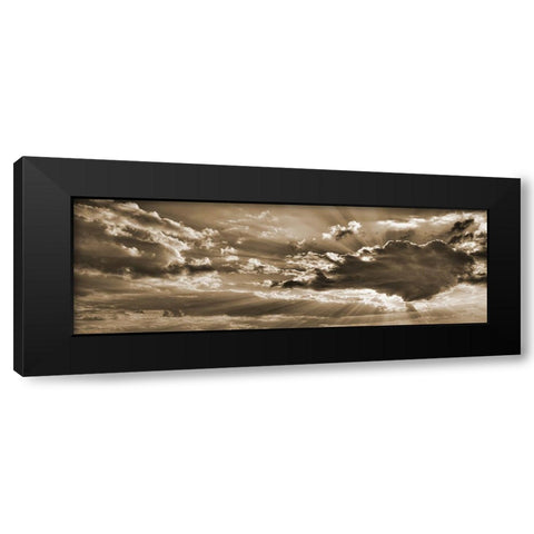 Bronz Sky 2 Black Modern Wood Framed Art Print by Phillip, Jamie