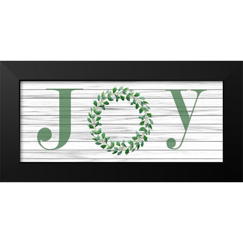 Christmas Joy Black Modern Wood Framed Art Print by Phillip, Jamie