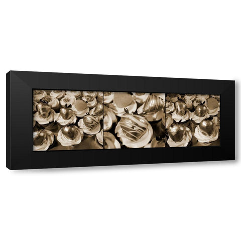 Golden Dessert Black Modern Wood Framed Art Print by Phillip, Jamie