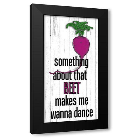 Kitchen Pun 2 Black Modern Wood Framed Art Print by Phillip, Jamie