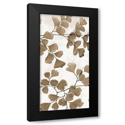 Sepia Herb 2 Black Modern Wood Framed Art Print by Phillip, Jamie