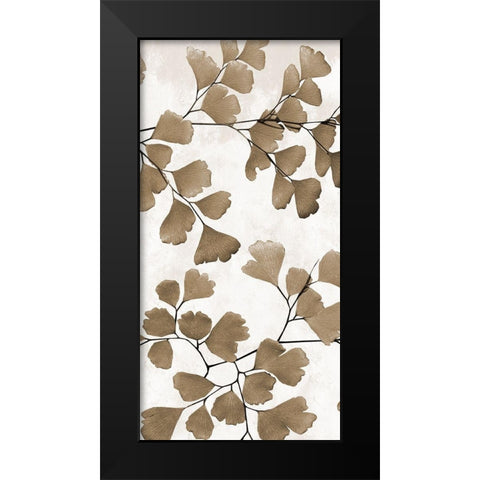 Sepia Herb 2 Black Modern Wood Framed Art Print by Phillip, Jamie