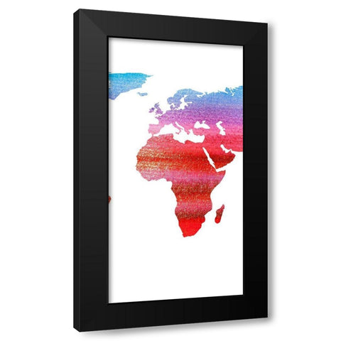 Travel 2 Black Modern Wood Framed Art Print by Phillip, Jamie