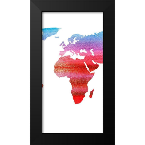 Travel 2 Black Modern Wood Framed Art Print by Phillip, Jamie