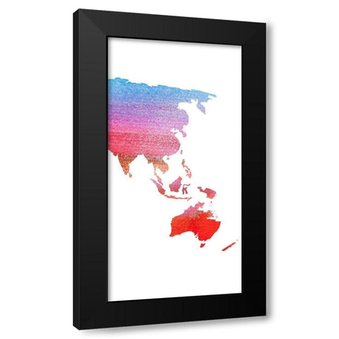 Travel 3 Black Modern Wood Framed Art Print by Phillip, Jamie