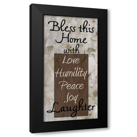Heaven Black Modern Wood Framed Art Print by Phillip, Jamie