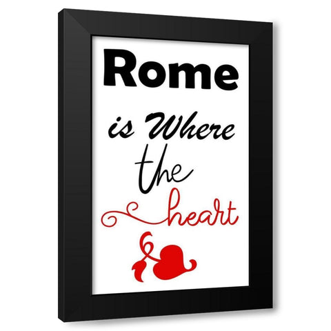 Rome 2 Black Modern Wood Framed Art Print by Phillip, Jamie
