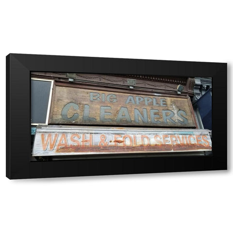 Laundry Black Modern Wood Framed Art Print with Double Matting by Phillip, Jamie