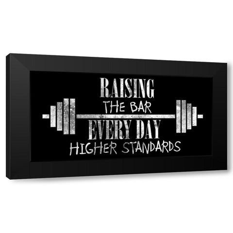 Gym 1 Black Modern Wood Framed Art Print by Phillip, Jamie