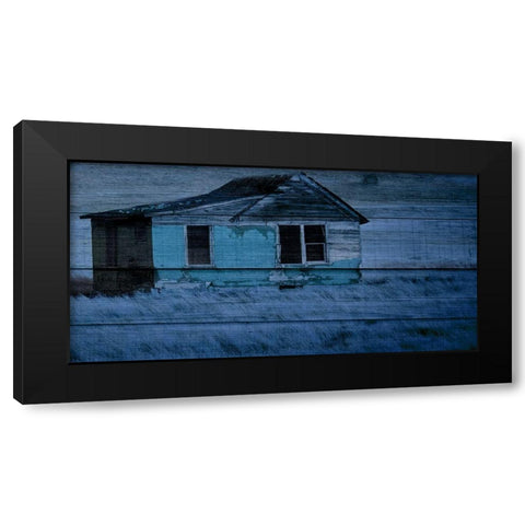 Blue bayou Black Modern Wood Framed Art Print with Double Matting by Phillip, Jamie