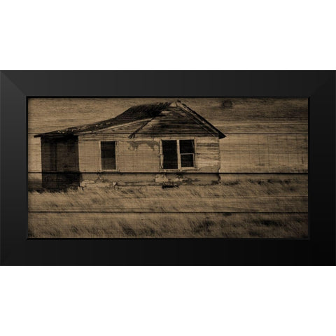 Bayou Black Modern Wood Framed Art Print by Phillip, Jamie