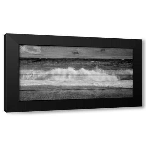 Black Ocean Black Modern Wood Framed Art Print by Phillip, Jamie