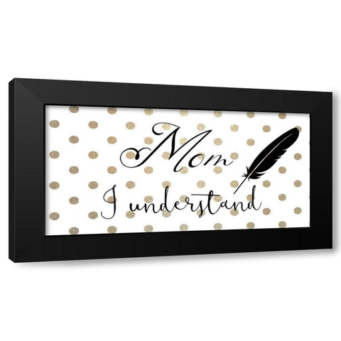 Mon I Understand 2 Black Modern Wood Framed Art Print with Double Matting by Phillip, Jamie