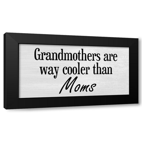 Grandmother 2 Black Modern Wood Framed Art Print with Double Matting by Phillip, Jamie