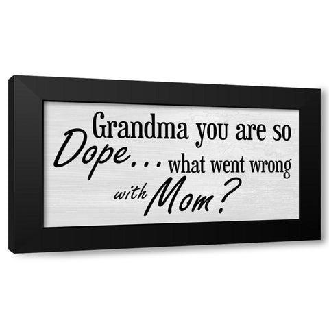 Grandmother 3 Black Modern Wood Framed Art Print with Double Matting by Phillip, Jamie