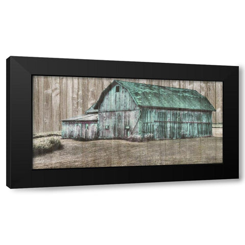 Barn Life Black Modern Wood Framed Art Print with Double Matting by Phillip, Jamie