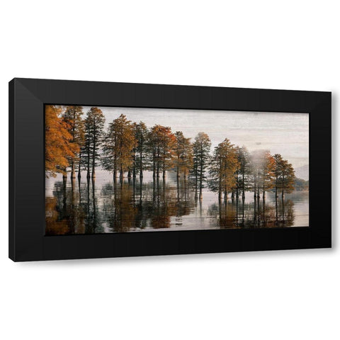 Take Me To The Lake Black Modern Wood Framed Art Print by Phillip, Jamie