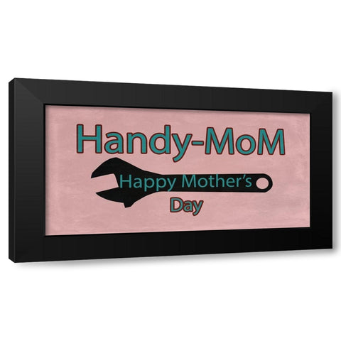 Handymom Black Modern Wood Framed Art Print with Double Matting by Phillip, Jamie
