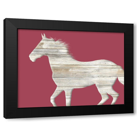Run Along Black Modern Wood Framed Art Print with Double Matting by Phillip, Jamie