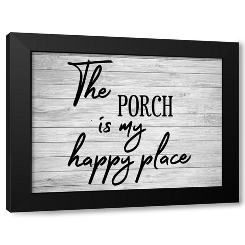 Porch 2 Black Modern Wood Framed Art Print with Double Matting by Phillip, Jamie