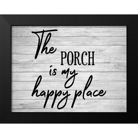 Porch 2 Black Modern Wood Framed Art Print by Phillip, Jamie