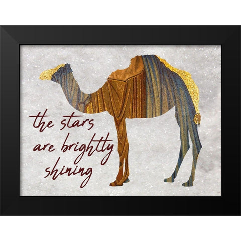 Holy Night Black Modern Wood Framed Art Print by Phillip, Jamie
