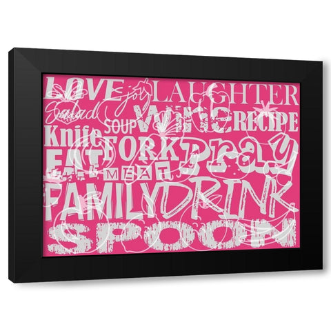 Recipe 2 Black Modern Wood Framed Art Print with Double Matting by Phillip, Jamie