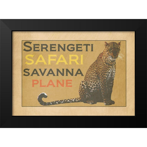 Wild Side Black Modern Wood Framed Art Print by Phillip, Jamie