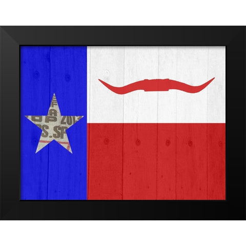 Texas 3 Black Modern Wood Framed Art Print by Phillip, Jamie