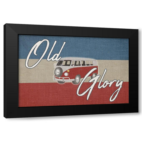 American Made 2 Black Modern Wood Framed Art Print by Phillip, Jamie