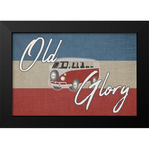 American Made 2 Black Modern Wood Framed Art Print by Phillip, Jamie