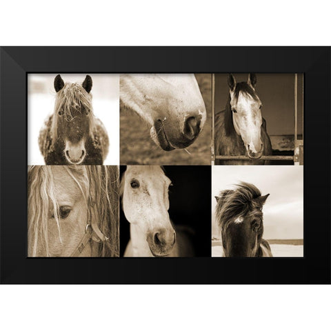 Wild West 1 Black Modern Wood Framed Art Print by Phillip, Jamie