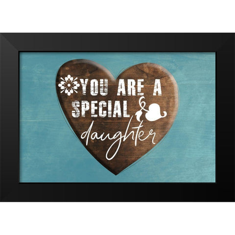 Daughter Black Modern Wood Framed Art Print by Phillip, Jamie