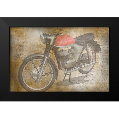 Ride on Black Modern Wood Framed Art Print by Phillip, Jamie