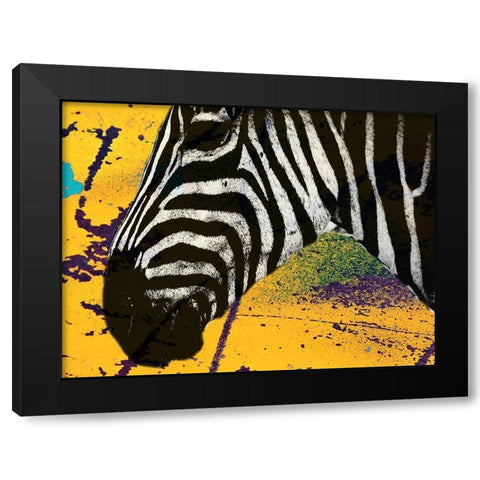 Africa Savanna Black Modern Wood Framed Art Print by Phillip, Jamie