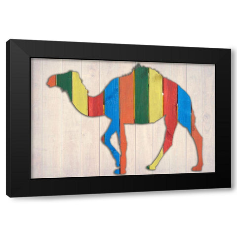 Camel 1 Black Modern Wood Framed Art Print by Phillip, Jamie