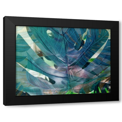 Succulent Tropics Black Modern Wood Framed Art Print by Phillip, Jamie