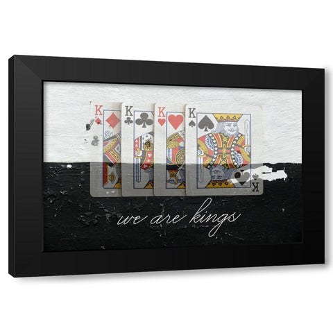 Kings Black Modern Wood Framed Art Print with Double Matting by Phillip, Jamie