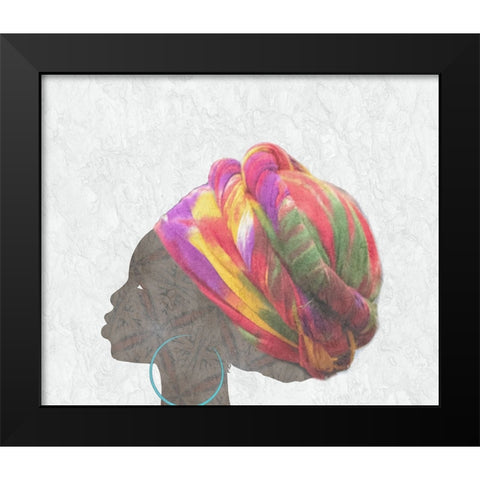 Mama Africa 2 Black Modern Wood Framed Art Print by Phillip, Jamie