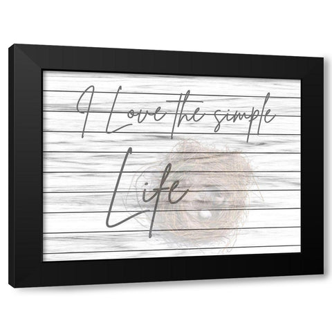 Country Living Black Modern Wood Framed Art Print by Phillip, Jamie