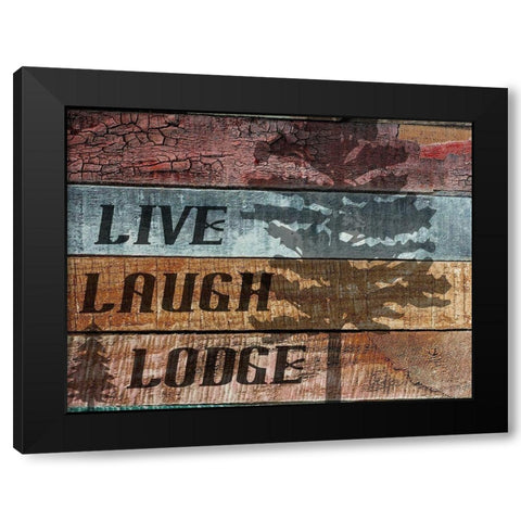 Lodge Black Modern Wood Framed Art Print with Double Matting by Phillip, Jamie