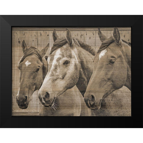 Companion Black Modern Wood Framed Art Print by Phillip, Jamie