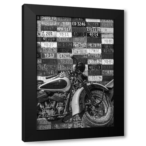 Cross Country 1 Black Modern Wood Framed Art Print by Phillip, Jamie