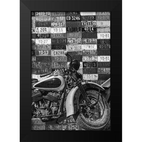 Cross Country 1 Black Modern Wood Framed Art Print by Phillip, Jamie