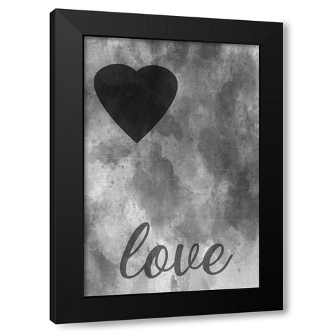Give Me Some Love 2 Black Modern Wood Framed Art Print with Double Matting by Phillip, Jamie