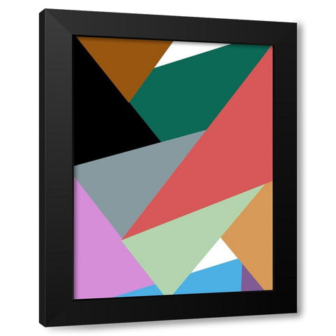 The Right Angle Black Modern Wood Framed Art Print by Phillip, Jamie