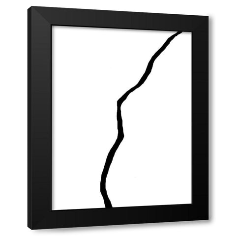 Poetry 1 Black Modern Wood Framed Art Print with Double Matting by Phillip, Jamie