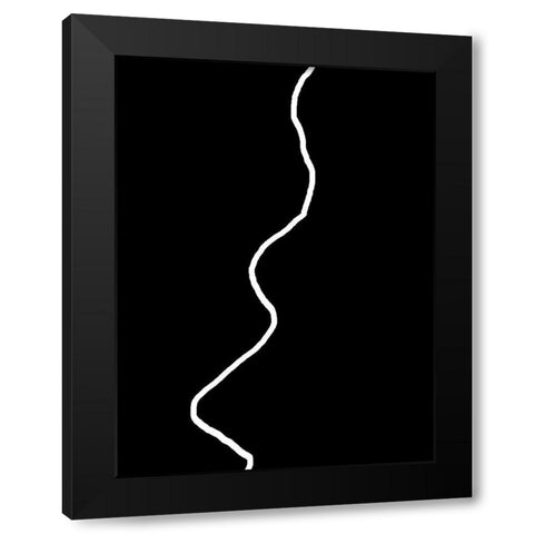 Poetry 2 Black Modern Wood Framed Art Print with Double Matting by Phillip, Jamie