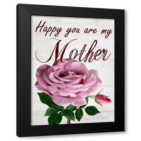 My Mother Black Modern Wood Framed Art Print with Double Matting by Phillip, Jamie