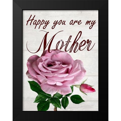 My Mother Black Modern Wood Framed Art Print by Phillip, Jamie